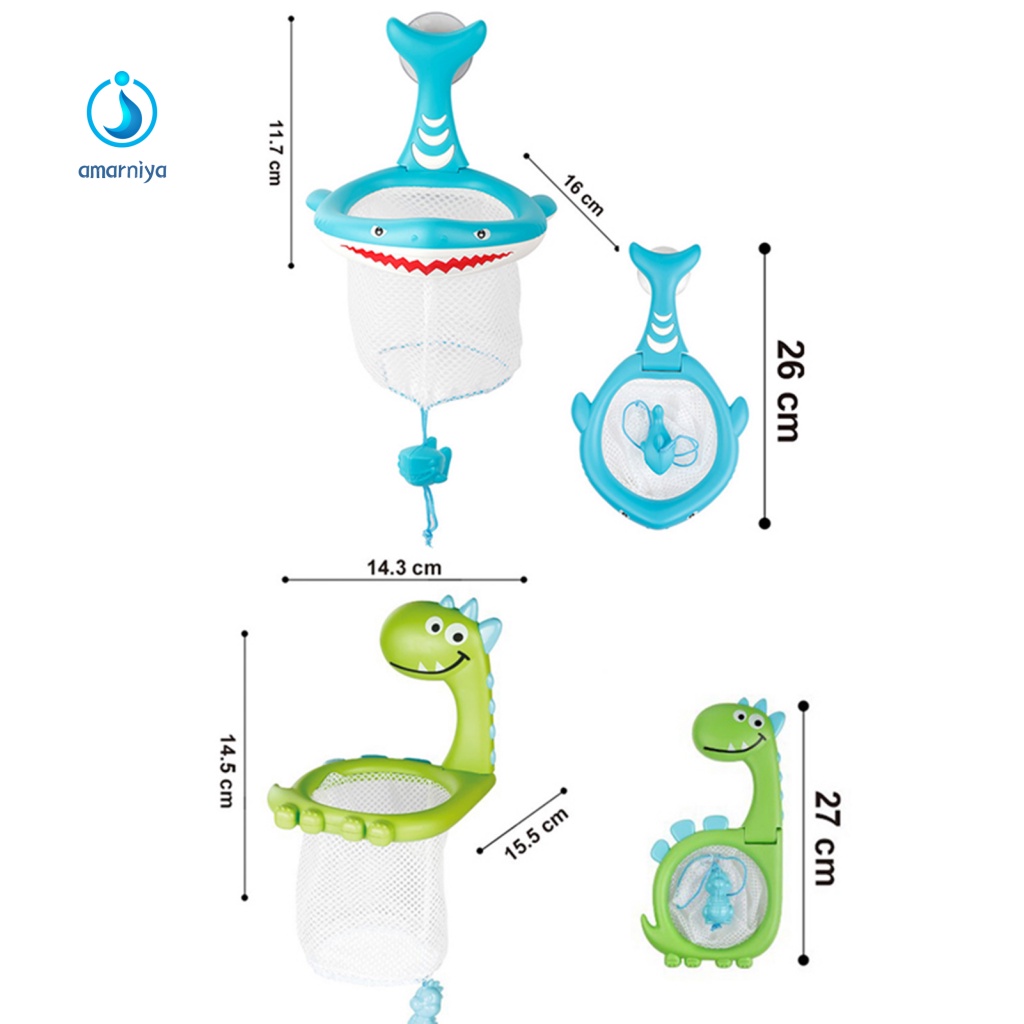 Đồ Chơi Bồn Tắm Họa Tiết Hoạt Hình Dễ Thương Sắp Xếp Gọn Gàng Cho Bé