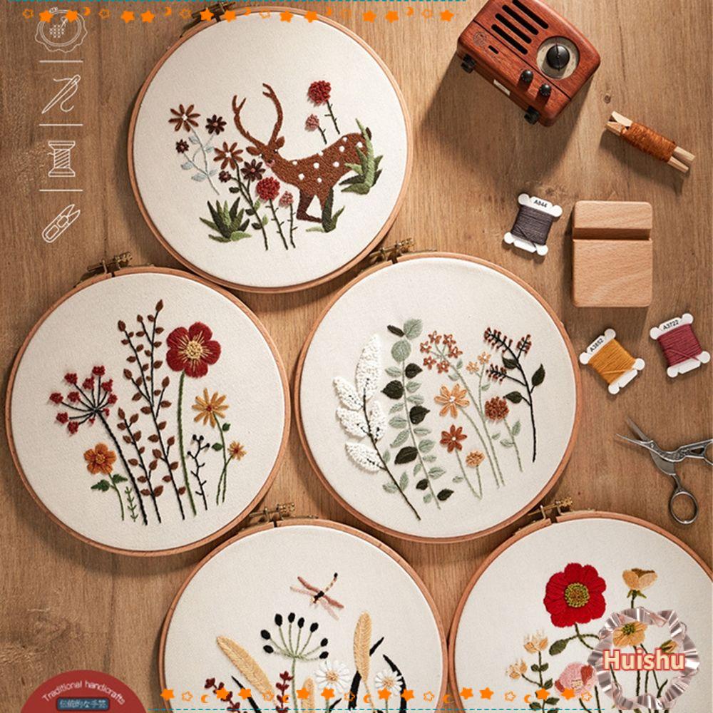 Khung Thêu Thủ Công DIY Chủ Đề Giáng Sinh Cho Người Mới Bắt Đầu