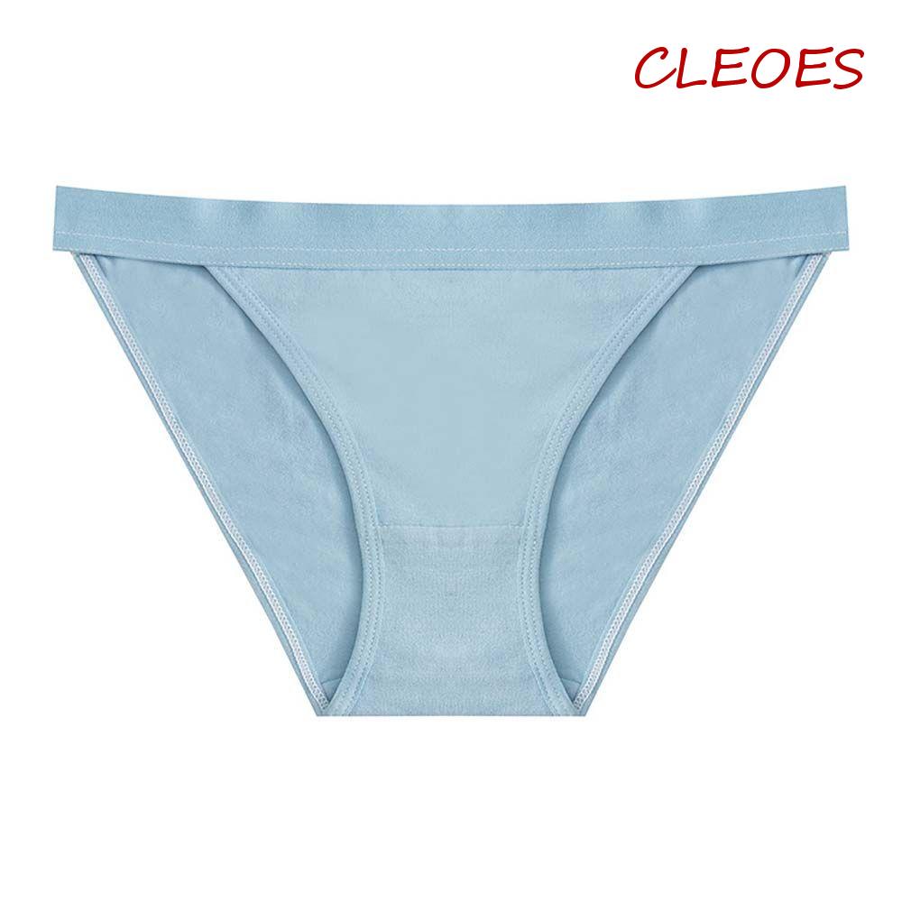 Quần Lót Cotton Siêu Mỏng Không Đường May Lưng Thấp Màu Sắc Đơn Giản