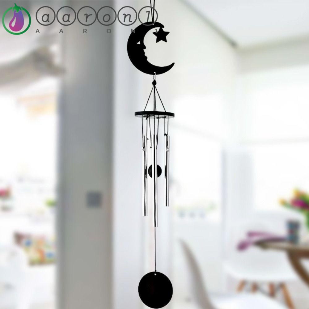 Aaron1 Chuông Gió Kim Loại Rỗng 37cm Đa Năng Dễ Sử Dụng Trang Trí Nhà Cửa