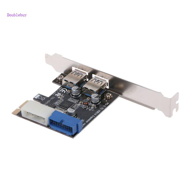 Thẻ Chuyển Đổi PCI Cho Express Sang Dual 19 Pin USB 3 0 Cho PC 5Gbps