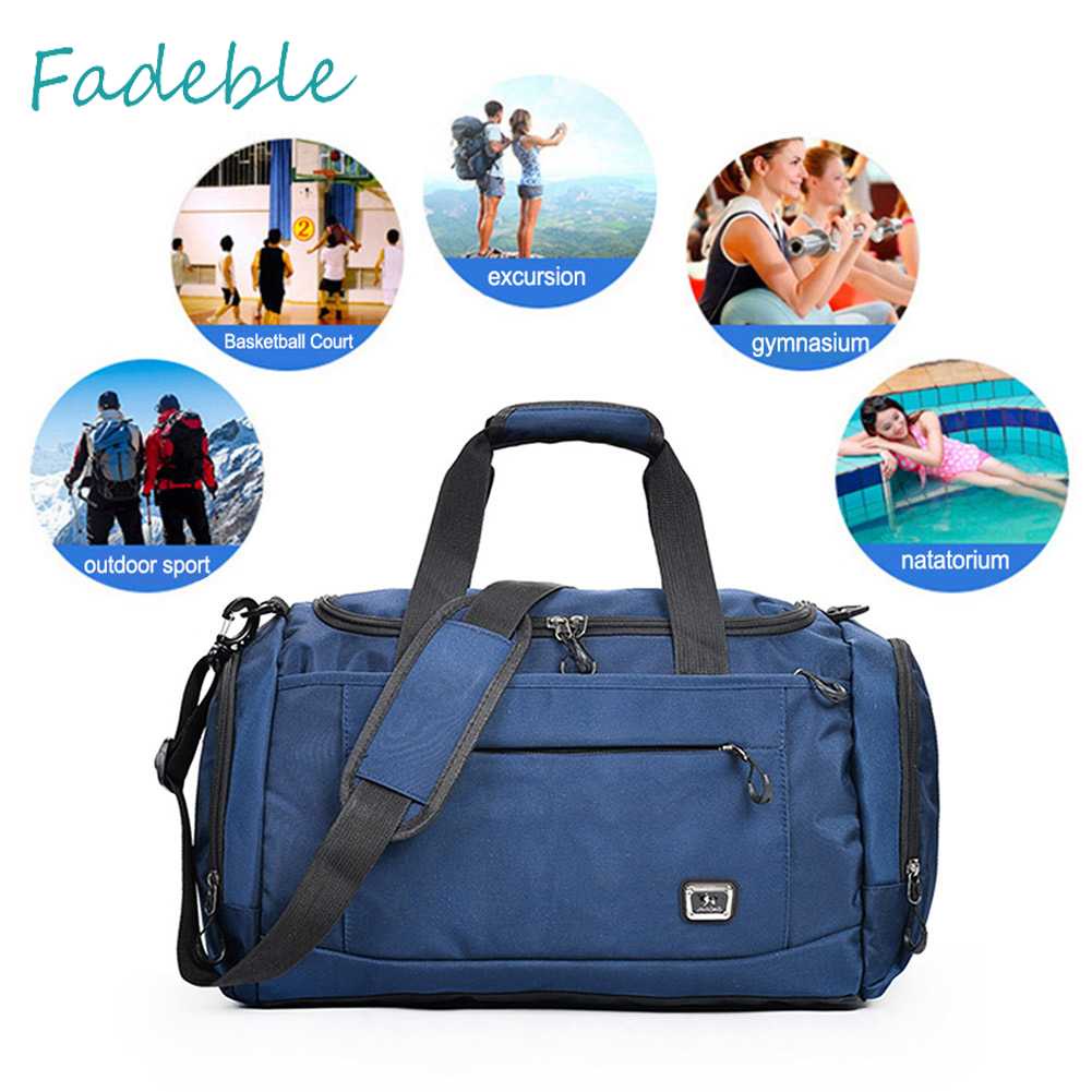 Túi Đựng Đồ Tập Thể Thao Sức Chứa Lớn Chia Ngăn Khô / Ướt Tiện Dụng Cho Nam Và