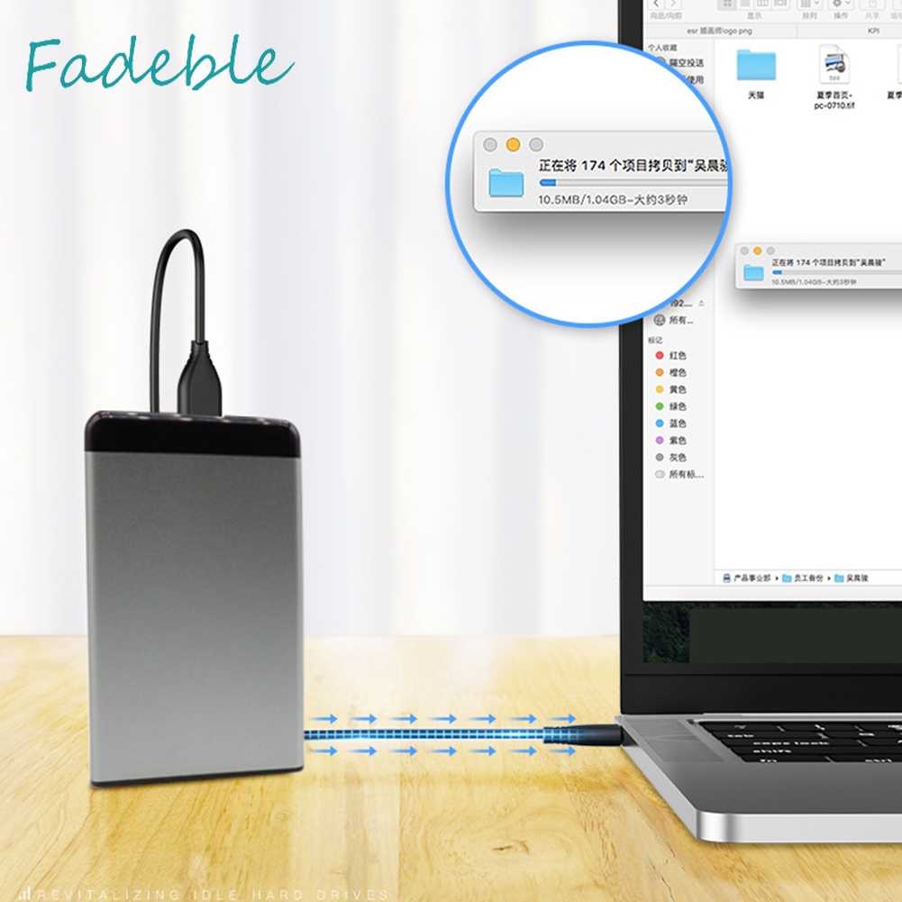 Hộp Đựng Ổ Cứng Di Động 2.5 Inch 6Gbps USB 3.1 SATA Cho Less 9.5 HDD Và SSD