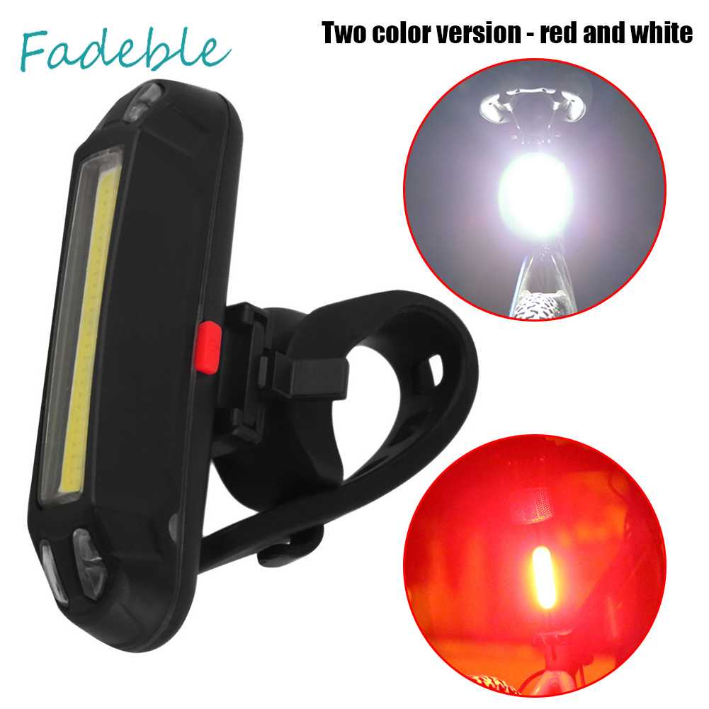 Đèn LED Đuôi Xe Đạp Có Thể Sạc Lại Qua Cổng USB