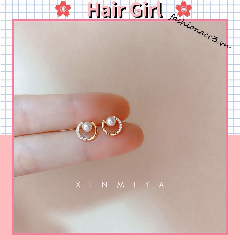 Khuyên Tai Ngọc Trai Tinh Xảo Phong Cách Thời Trang Mới 2023