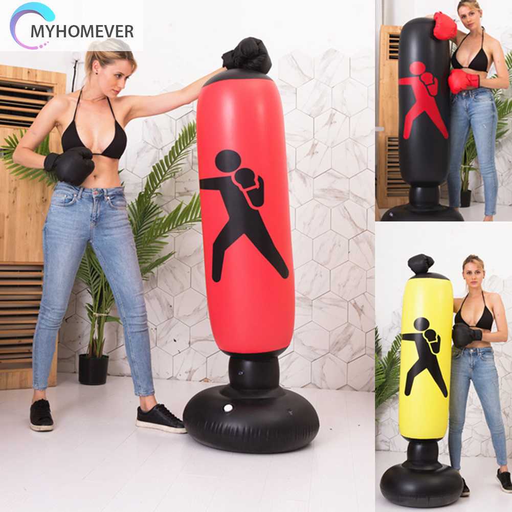 Túi Cát Bơm Hơi Luyện Tập Boxing Giảm Căng Thẳng