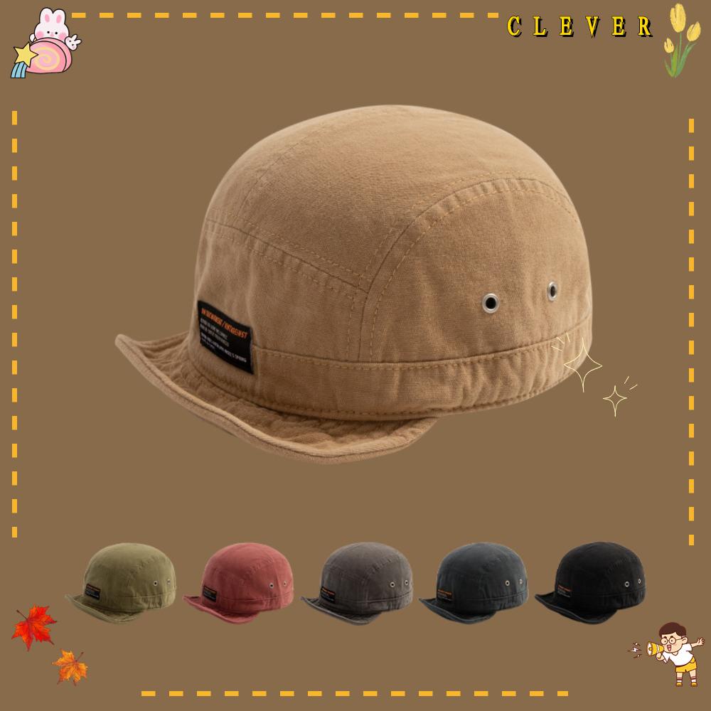 Mũ Lưỡi Trai Thêu Chữ Phong Cách Retro