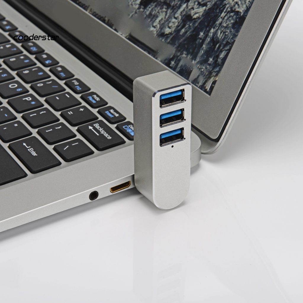 Bộ Chia 4 Cổng Usb 3.0 Tốc Độ Cao Bằng Hợp Kim Nhôm Cho PC / Laptop