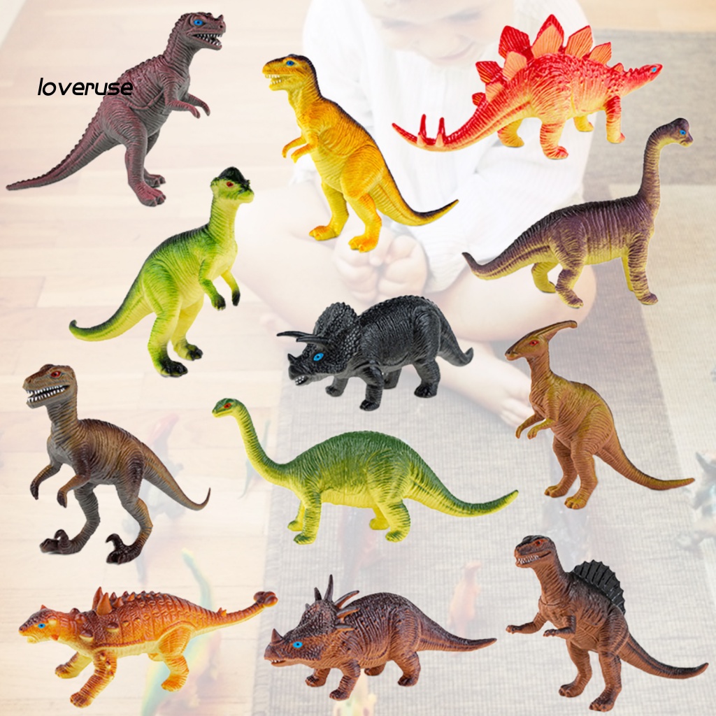 Set 12 Mô Hình Khủng Long Mini Trang Trí Tiểu Cảnh
