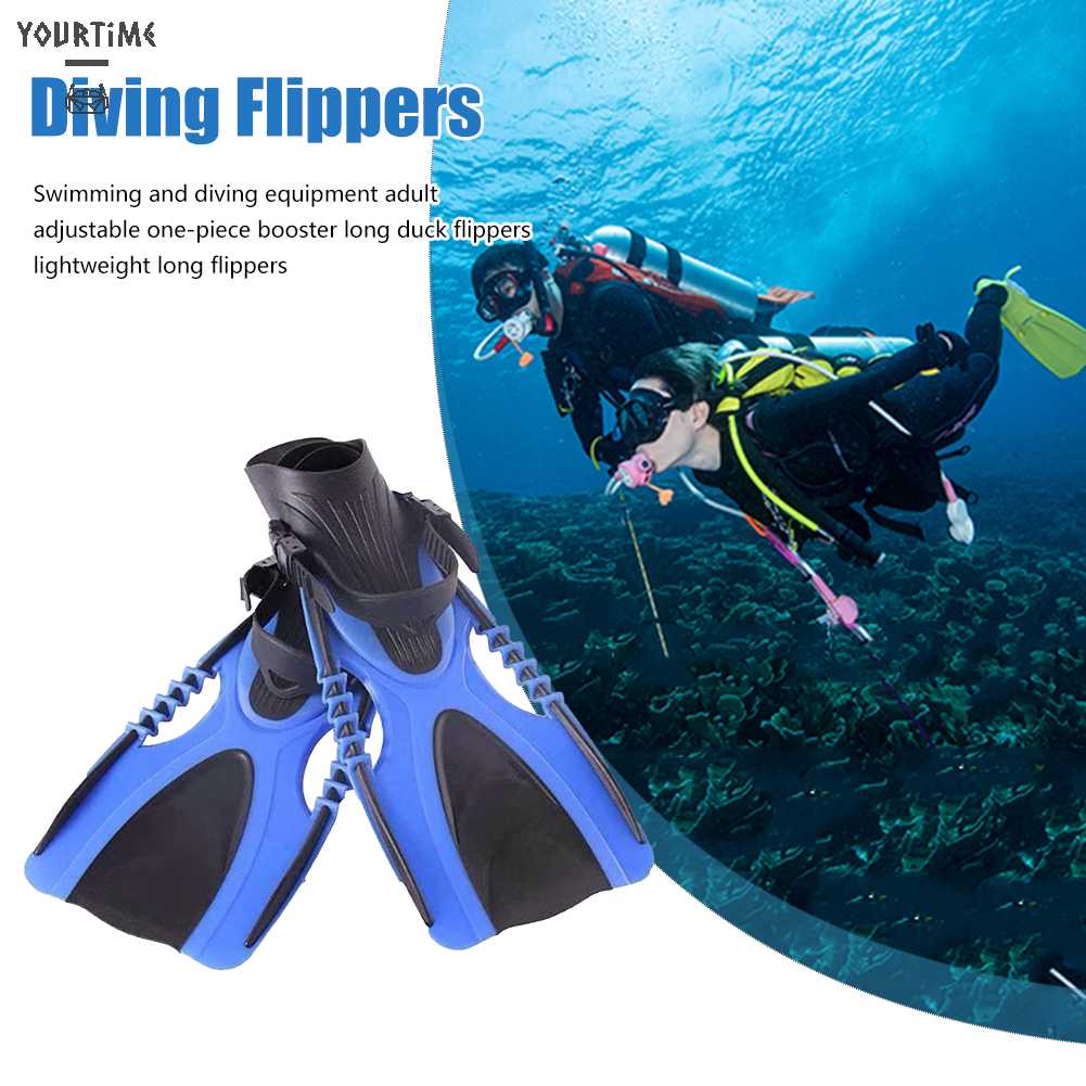 Chân Vịt Bơi Lội Dài Bằng Silicone Chống Trượt Cho Người Lớn