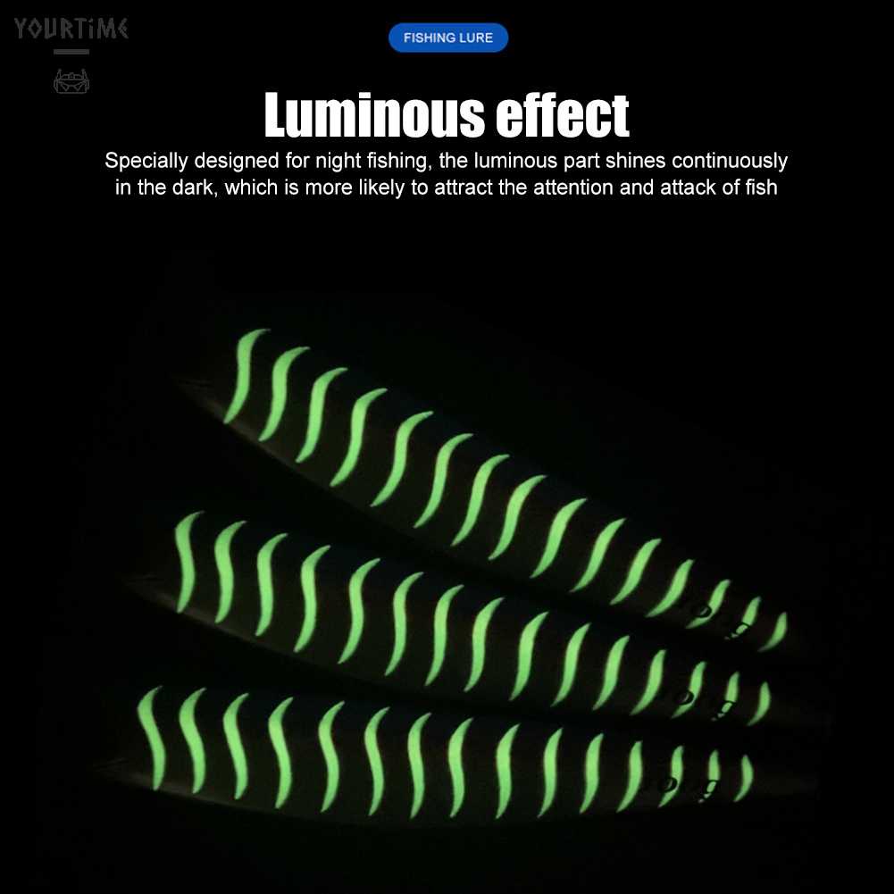 Mồi Câu Cá Giả Bằng Kim Loại Cứng Dạ Quang