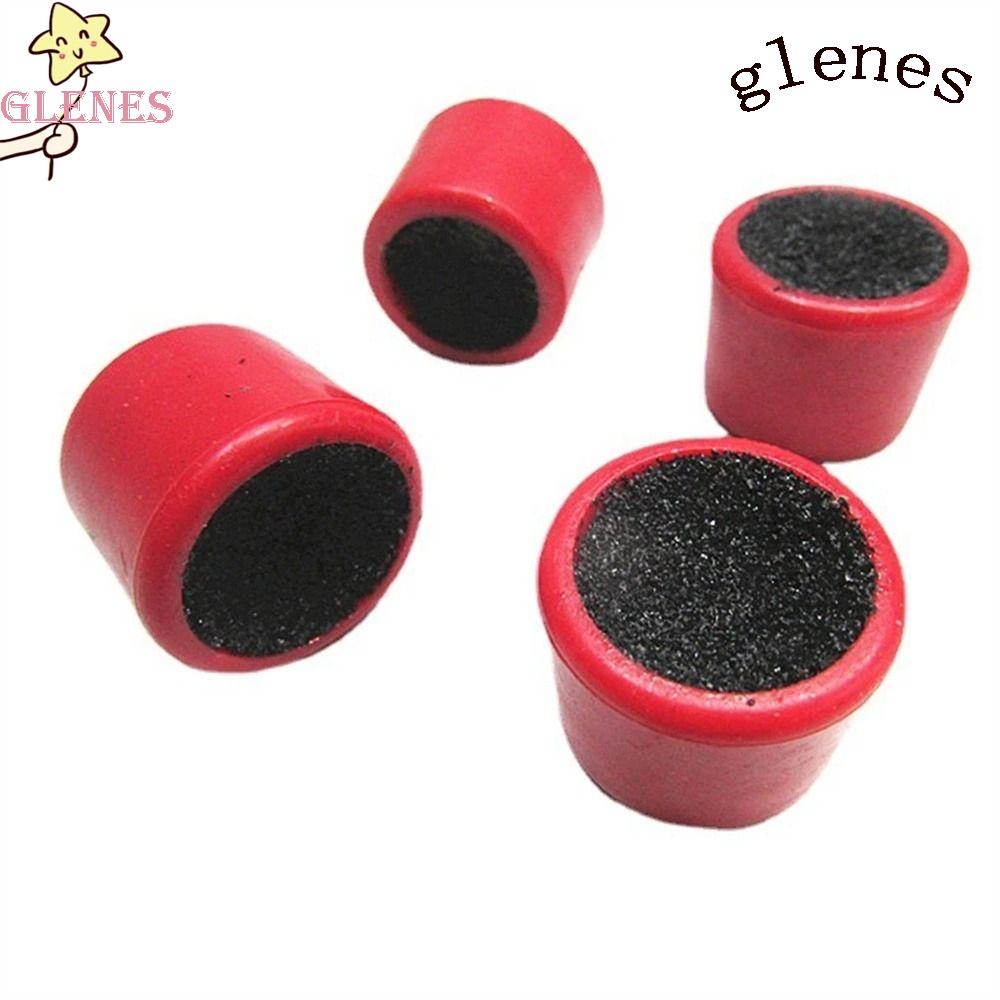 Glenes Dụng Cụ Mài Đánh Bóng Bida Hai Mặt Màu Đỏ / Trắng