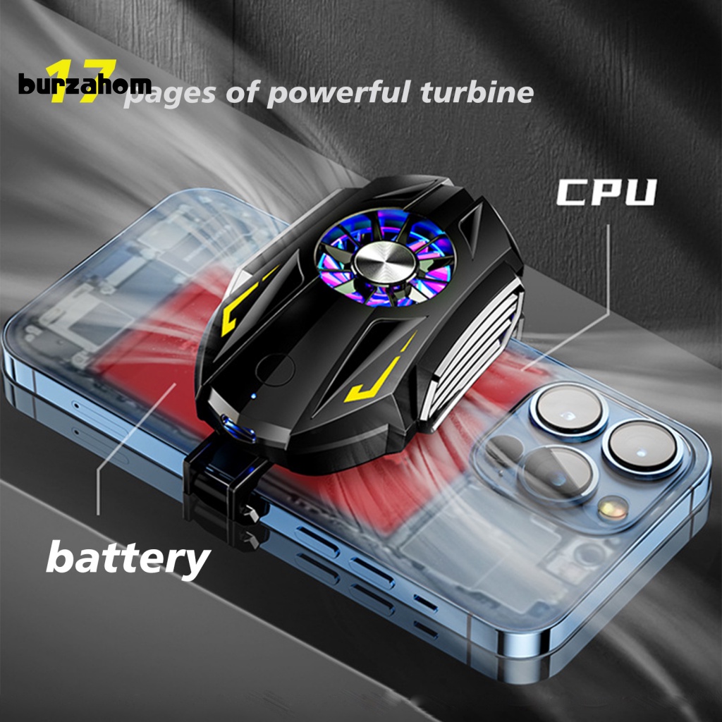 Thiết Bị Tản Nhiệt Kẹp Điện Thoại Hỗ Trợ Sạc Nhanh Tiện Dụng