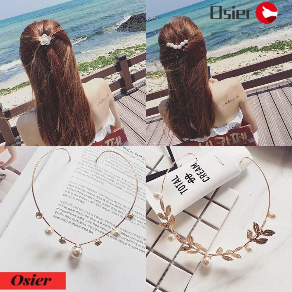 Osier1 Băng Đô Đội Đầu Cho Đám Cưới|Kẹp Tóc Đính Hạt Thời Trang Cho Nữ