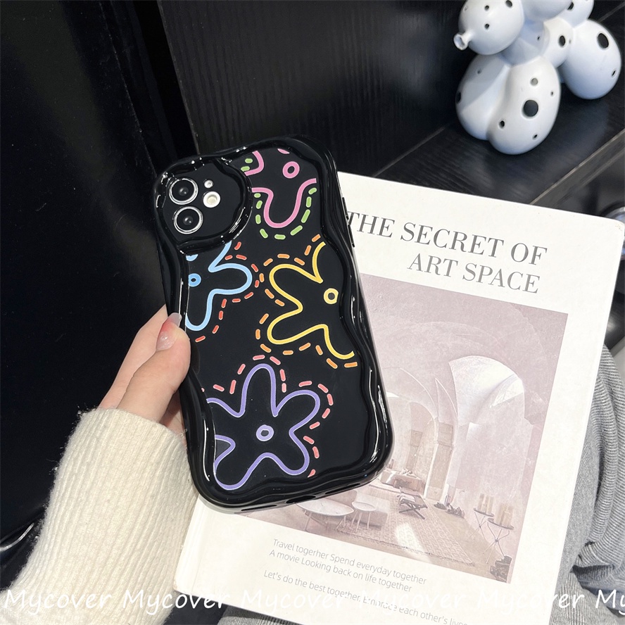 Ốp Điện Thoại Silicone Mềm Chống Sốc In Hình Hoa Cho iPhone 11 12 13 14 Pro Max X Xr Xs 8 7 6 Plus SE 2020