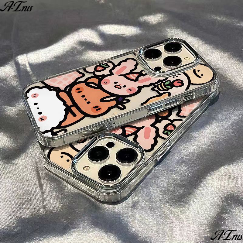 ✅Ốp Điện Thoại Dẻo Họa Tiết Động Vật Dễ Thương Chống Sốc Cho iPhone12714pro 8plus 1311