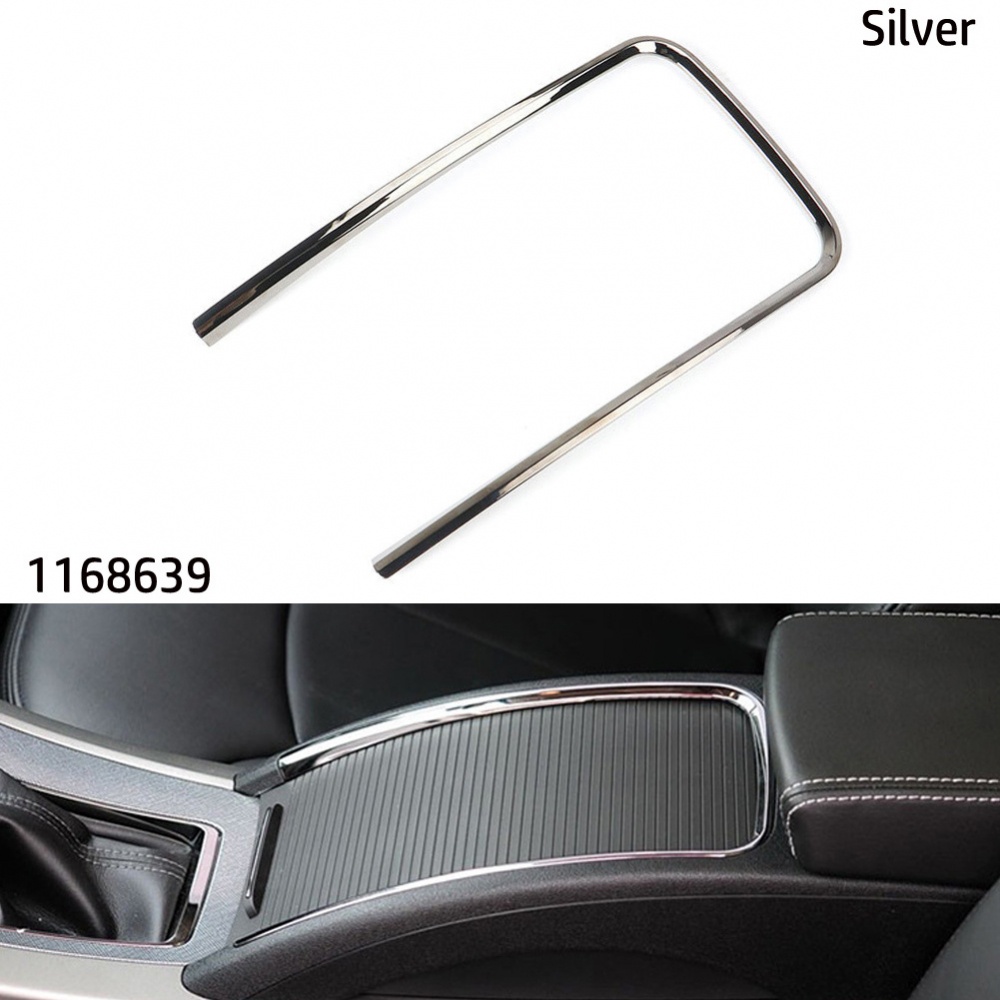 1 Giá Đỡ Cốc Bằng Nhựa ABS Màu Bạc Chất Lượng Cao Cho Buick