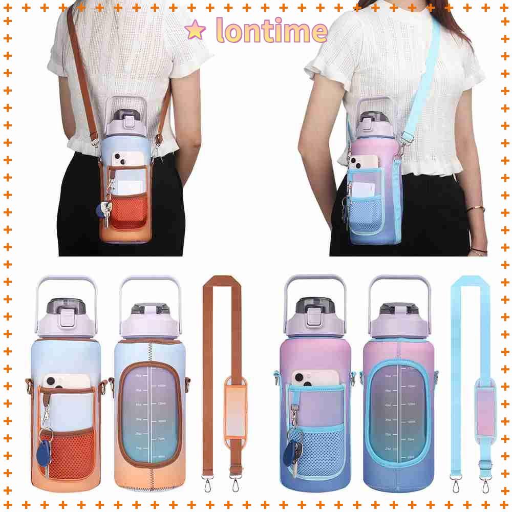 Vỏ Bọc Bình Nước Cách Nhiệt Có Dây Đeo Tiện Dụng