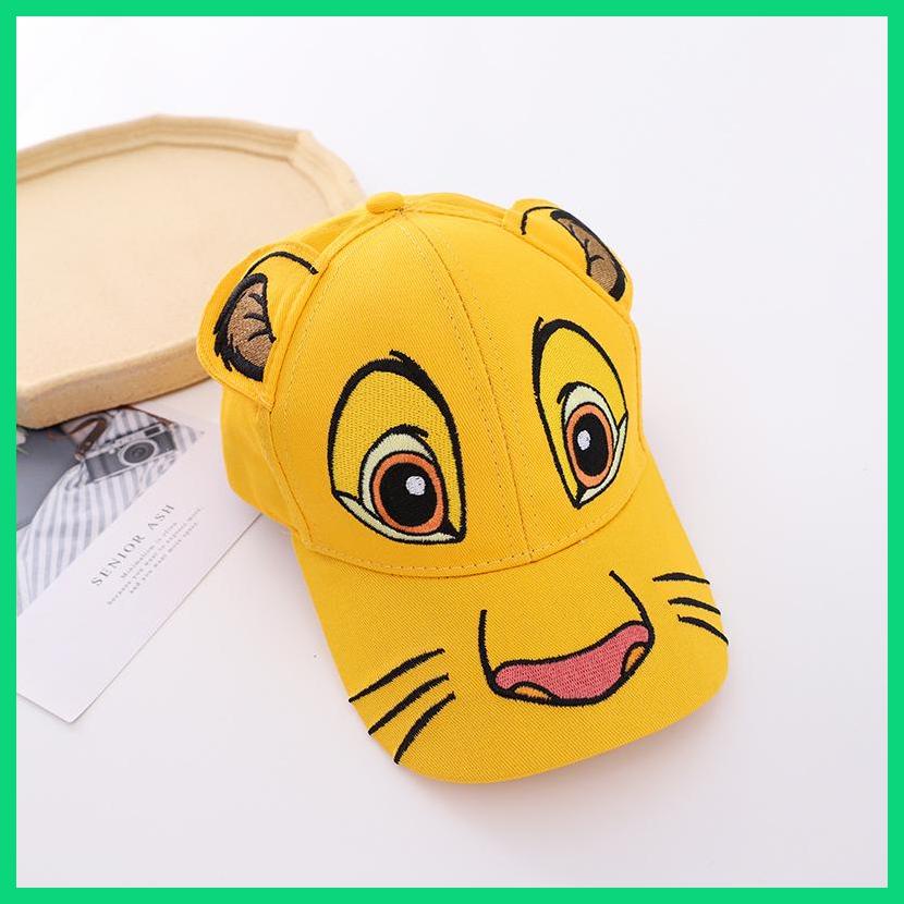 Mũ Lưỡi Trai Thêu Hình Sư Tử Hoạt Hình Nhiều Màu Sắc Thời Trang Xuân Thu 2022 Cho Bé
