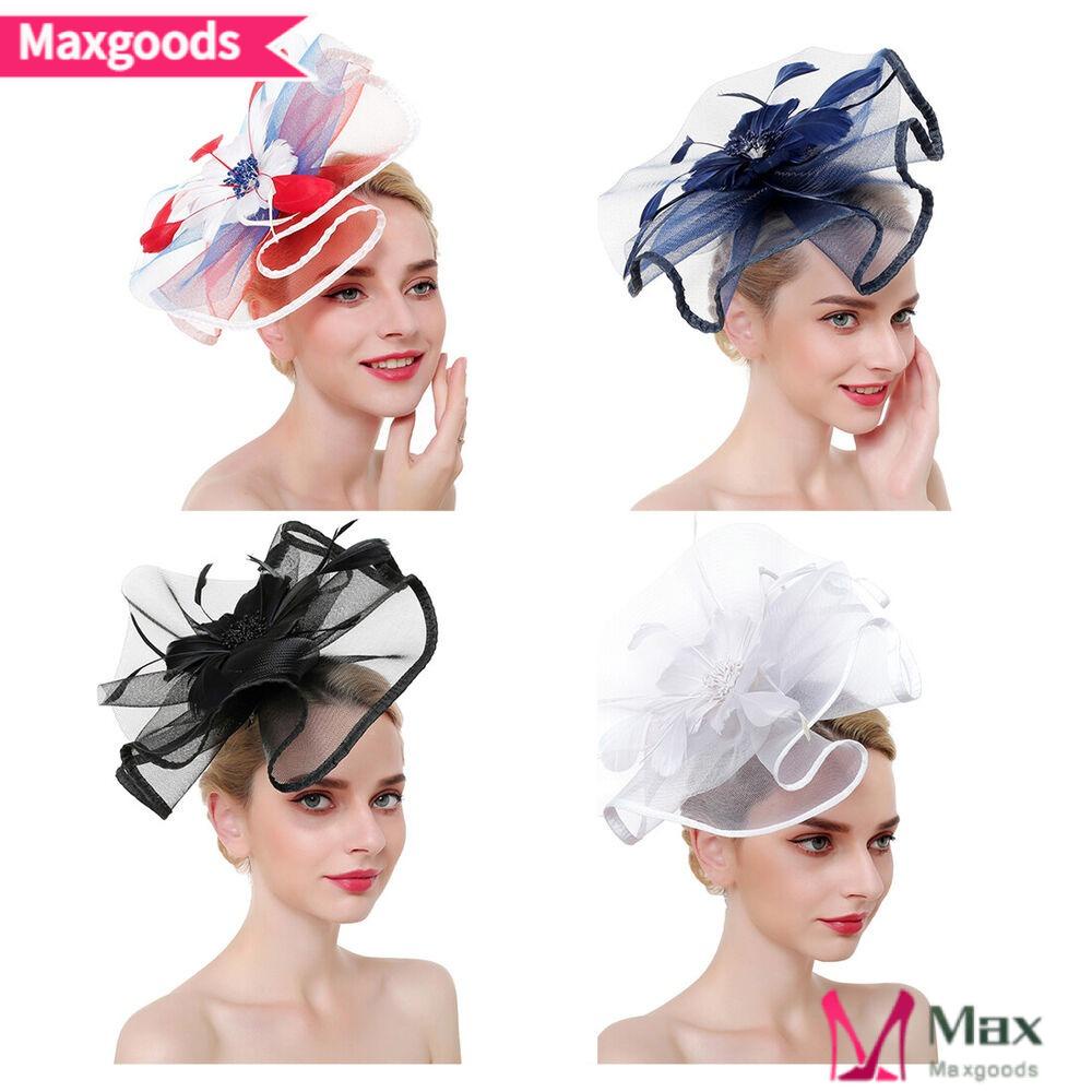 Mũ Lưới Trùm Đầu Đính Lông Vũ Cho Cô Dâu