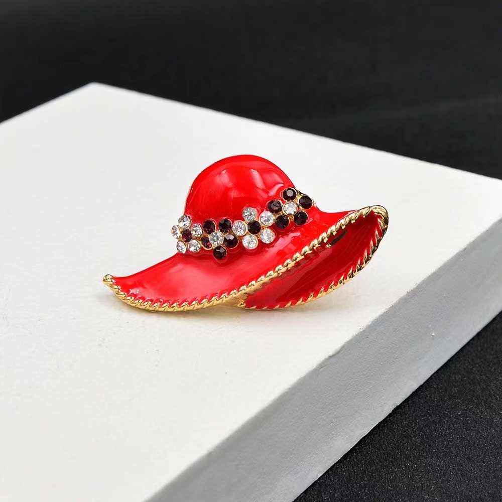 Ghim Cài Áo Hình Hoa Hướng Dương Và Mũ Thời Trang