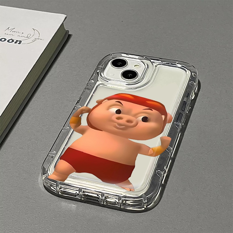 Ốp Điện Thoại Silicon TPU Mềm Chống Sốc In Hình Heo Dễ Thương Cho IPhone 14 13 11 12 Pro XS Max X XR 7 + 8 Plus