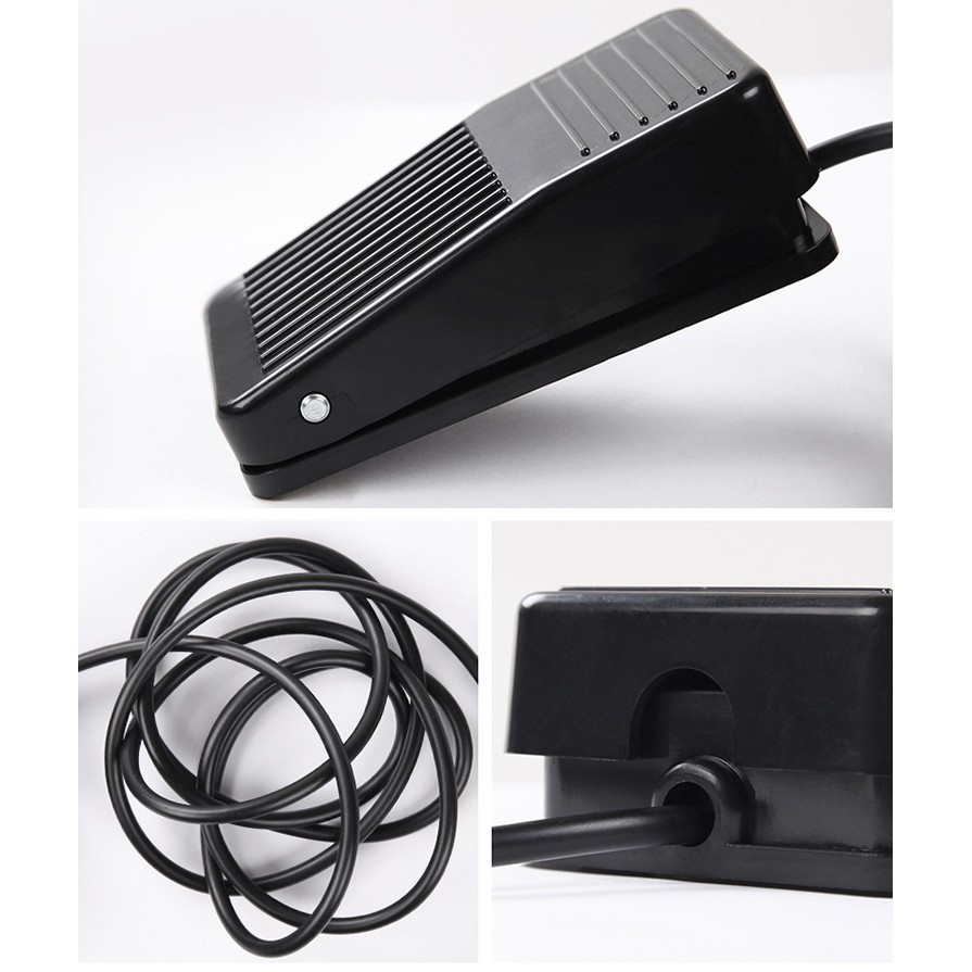 Bàn Đạp Chân Chống Trượt Bằng Nhựa Màu Đen Cho Máy Xăm