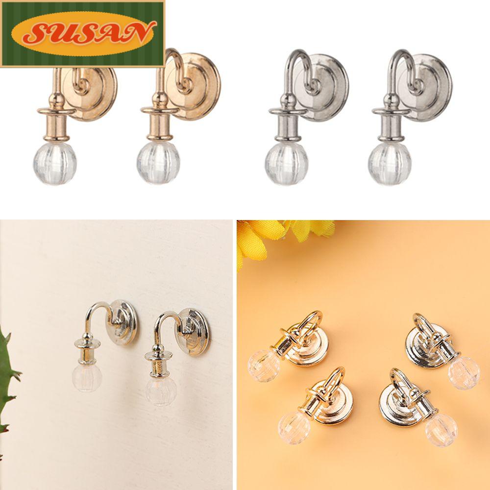 1 / 1 Cặp Đèn Sàn Mini Cho Nhà Búp Bê