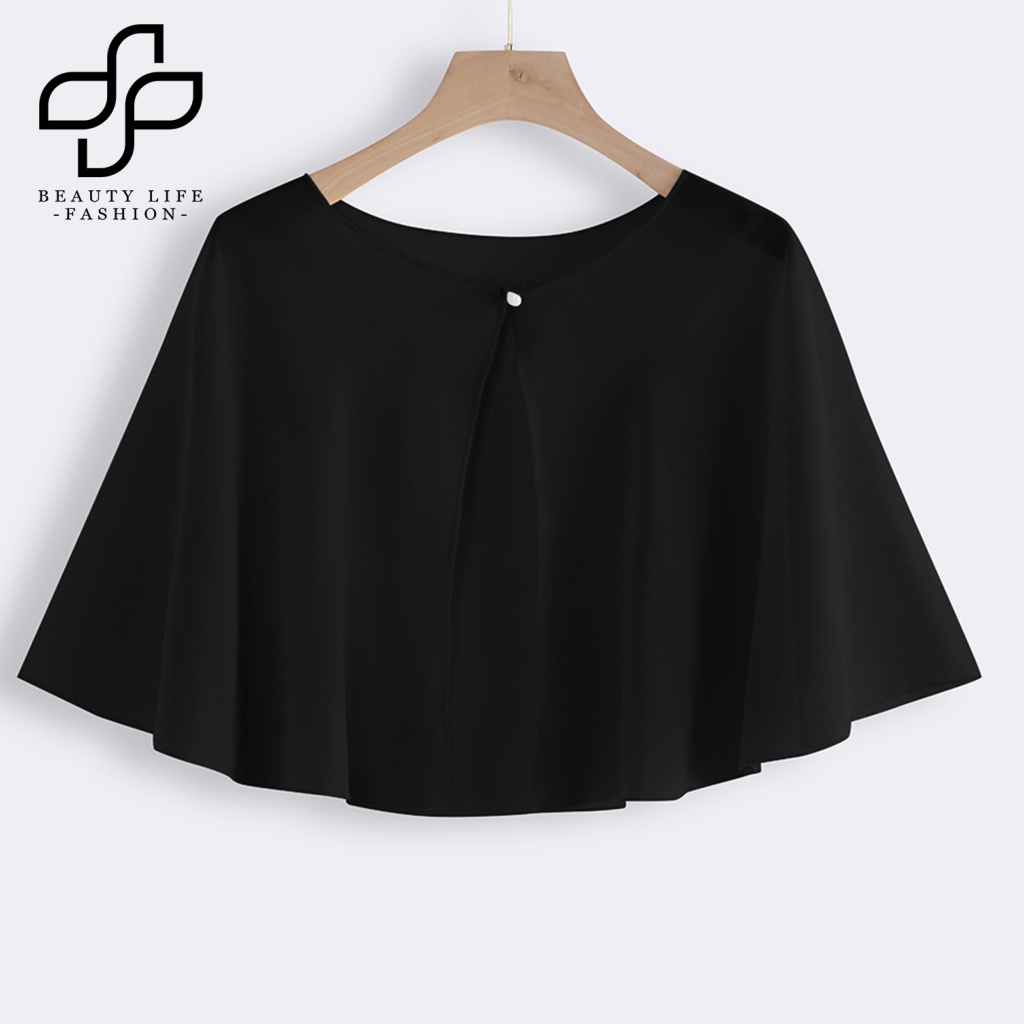 Áo Choàng Chống Tia UV Cài Nút Phía Trước Dáng Rộng Màu Trơn Thời Trang Dành Cho Nữ