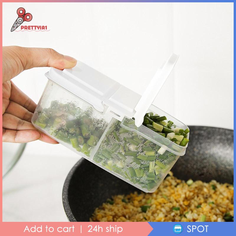 Hộp Đựng Đồ 2 Ngăn Prettyia1 Cho Tủ Lạnh