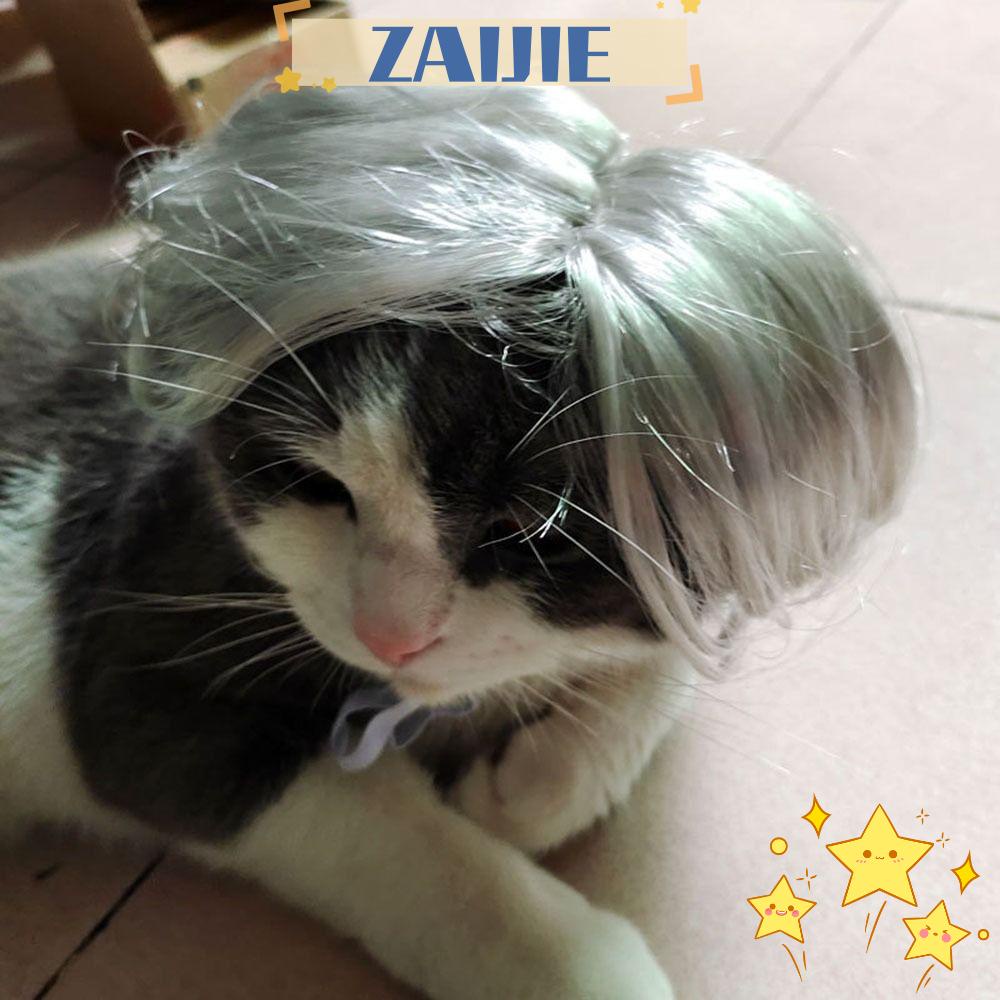 Phụ Kiện Tóc ZAIJIE24 Chất Lượng Cao (MớI) Tóc Giả Vui NhộN Cho Thú Cưng