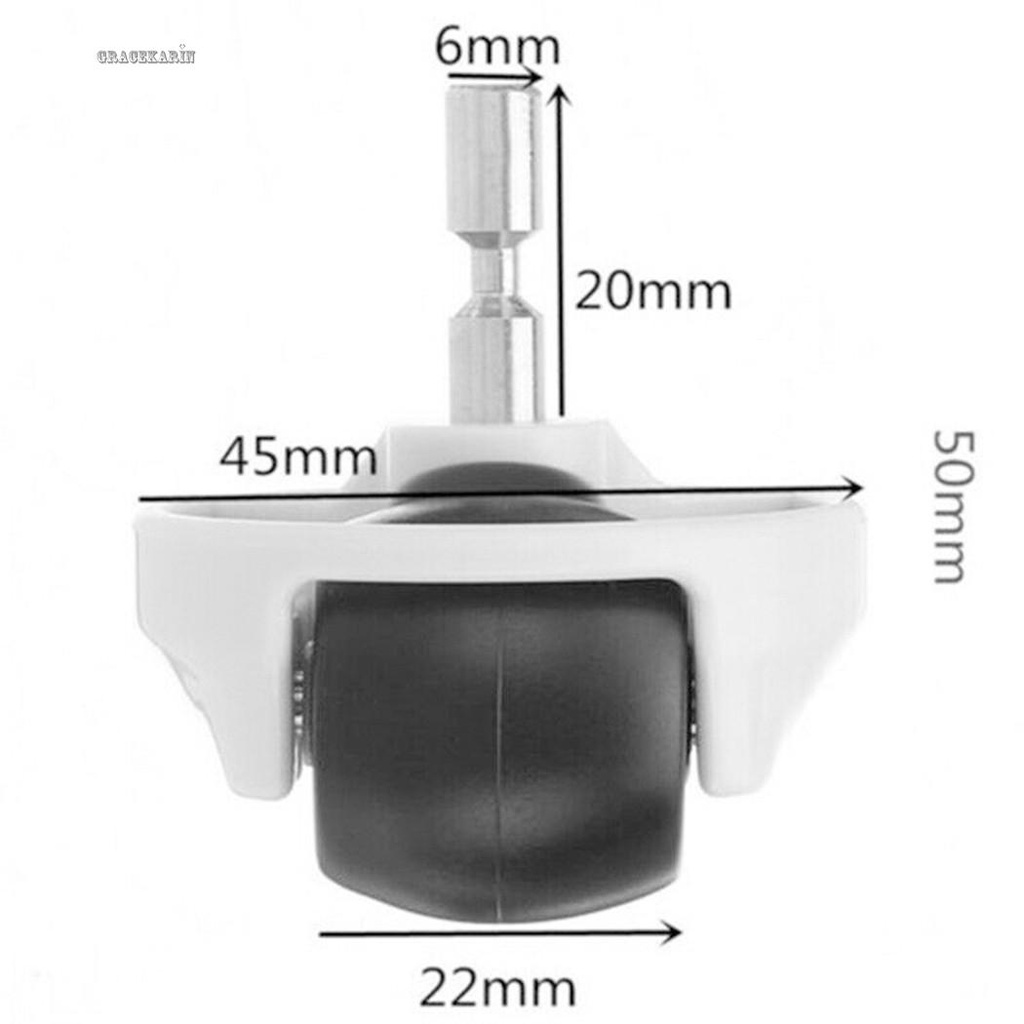 Bánh Xe Trước Thay Thế Dễ Lắp Đặt Cho Máy Hút Bụi Xiaomi MIJIA Và Roborock