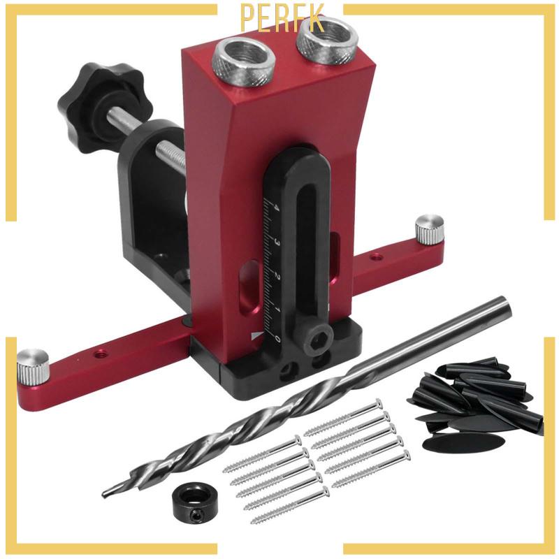 [Perfk] Dụng Cụ Định Vị Lỗ Xiên Đục Lỗ Bỏ Túi Có Thể Điều Chỉnh