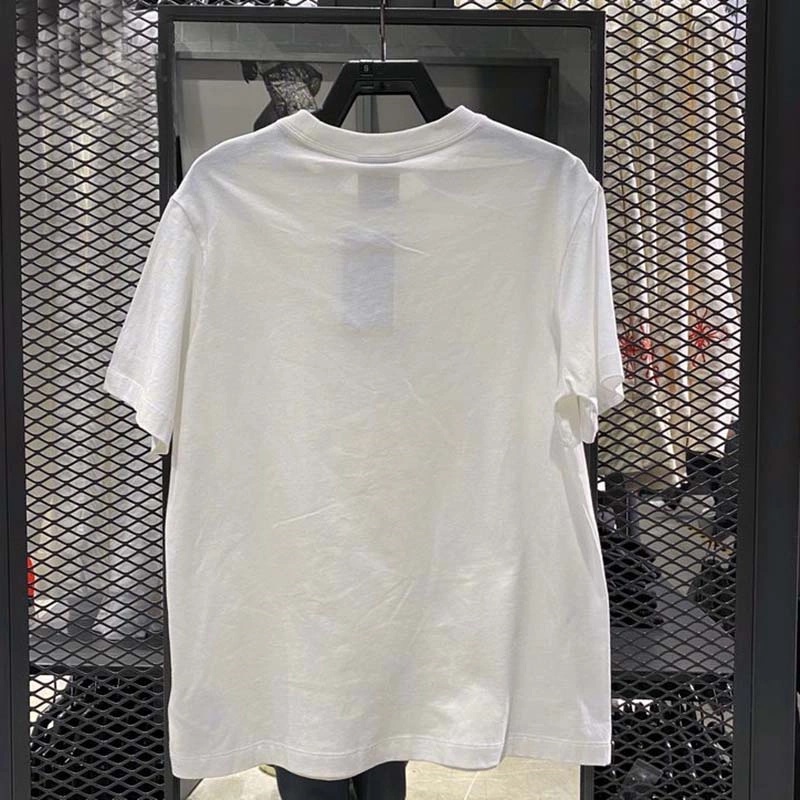 Áo Thun Nike 100% Cotton Tay Lửng Thêu Logo Đơn Giản Dành Cho Nữ