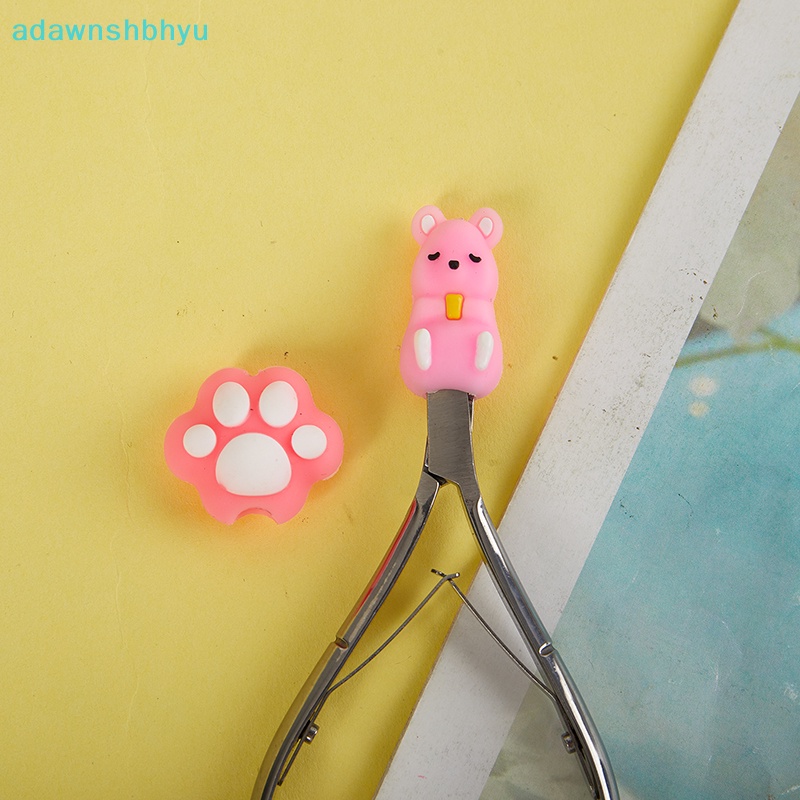 Adawnshbhyu Vỏ Bọc Silicon Bảo Vệ Kéo Cắt Móng Tay Hình Động Vật Hoạt Hình
