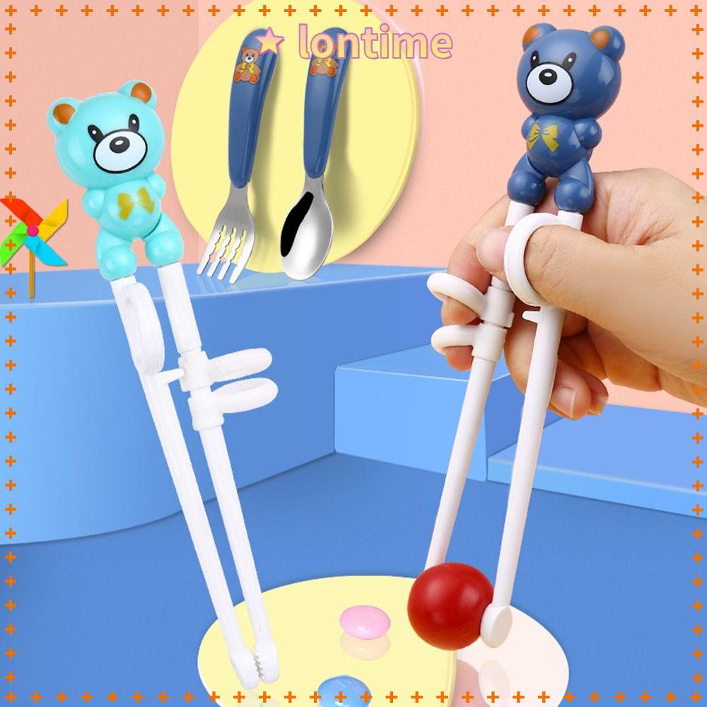 Bộ Đũa Tập Ăn Họa Tiết Hoạt Hình Có Thể Tái Sử Dụng Cho Bé