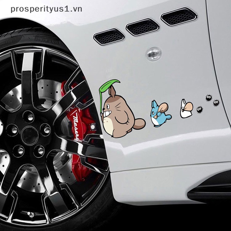 1 Miếng Dán Trang Trí Xe Hơi / Xe Máy Hình Totoro Hạt Oak [VN] 1 Cái