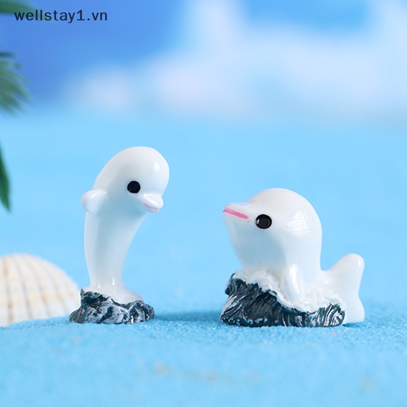 Con Dấu Trang Trí Hồ Cá / Bạch Tuộc / Cá Heo / Phong Cảnh Thủ Công Bằng Nhựa Resin Dễ Thương [VN]