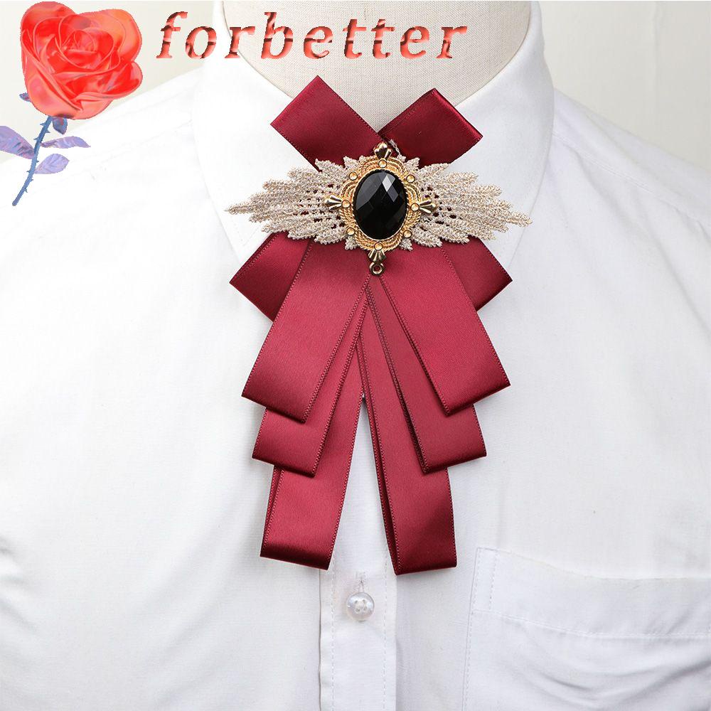 Ghim Cài Cổ Áo Hình Nơ Bằng Ruy Băng Thời Trang Cho Nữ