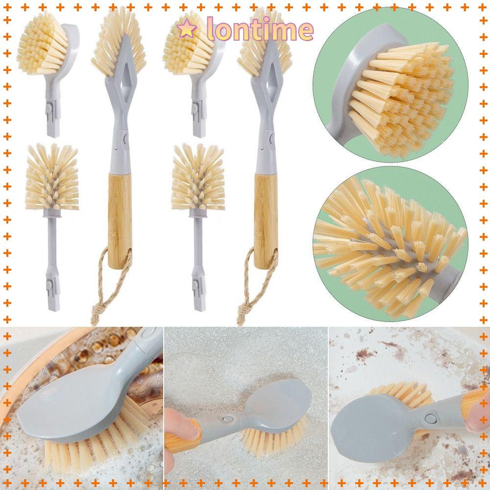 Cọ Rửa Chén Bát Bằng Gỗ Tiện Dụng Cho Nhà Bếp