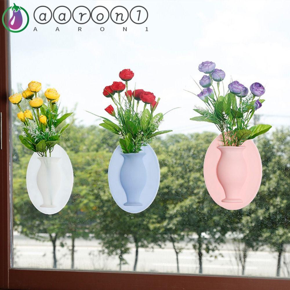 1 Chậu Hoa Silicone Tự Dính Tái Sử Dụng Tiện Lợi