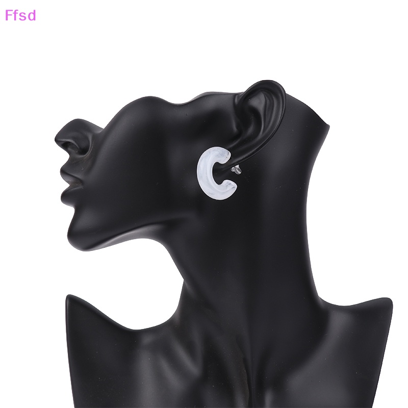 {Ffsd} Bộ Khuyên Tai Hình Học / Trái Tim / Bướm Nhiều Màu Dễ Thương Hợp Thời Trang Làm Quà Tặng Cho Nữ