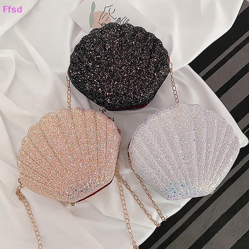 {Ffsd} Túi Đeo Chéo Mini Đính Kim Sa Ngọc Trai Lấp Lánh Thời Trang Dự Tiệc Cho Nữ * Bán Chạy