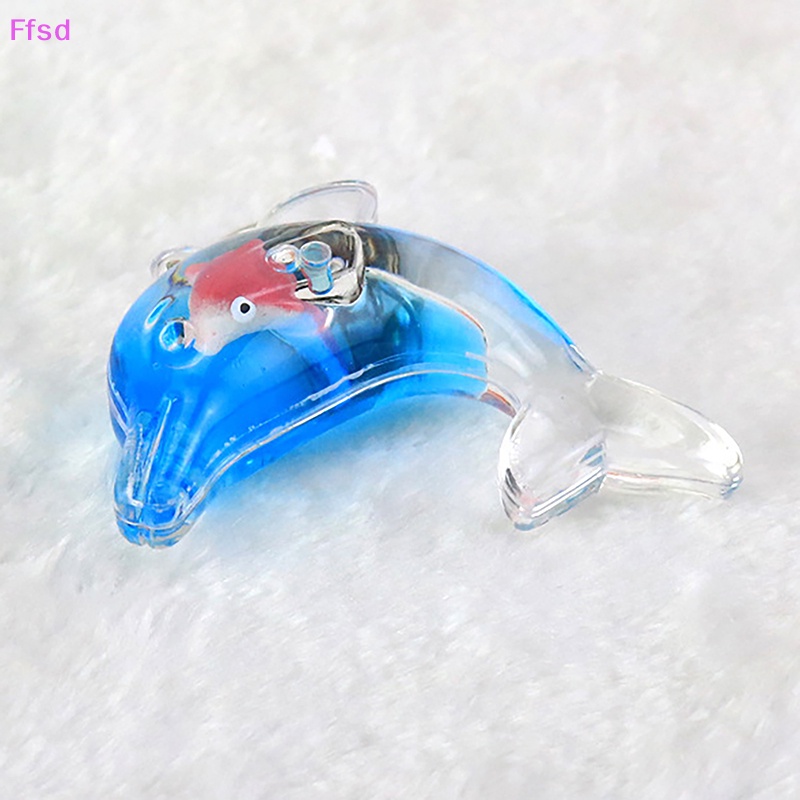 {Ffsd} Móc Khóa Acrylic Họa Tiết Cá Heo Lọc Dầu Chống Rò Rỉ Sáng Tạo * Giảm Giá Hot