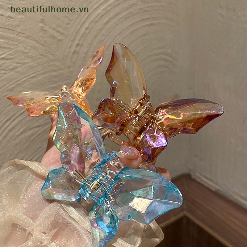 Kẹp Bướm Càng Cua Nhiều Màu Sắc Chất Liệu Acrylic Cho Nữ Mã 2023