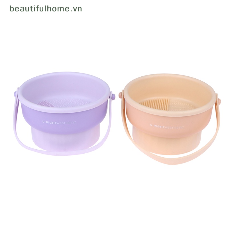 Miếng Silicone Vệ Sinh Cọ Trang Điểm Gấp Gọn Tiện Lợi