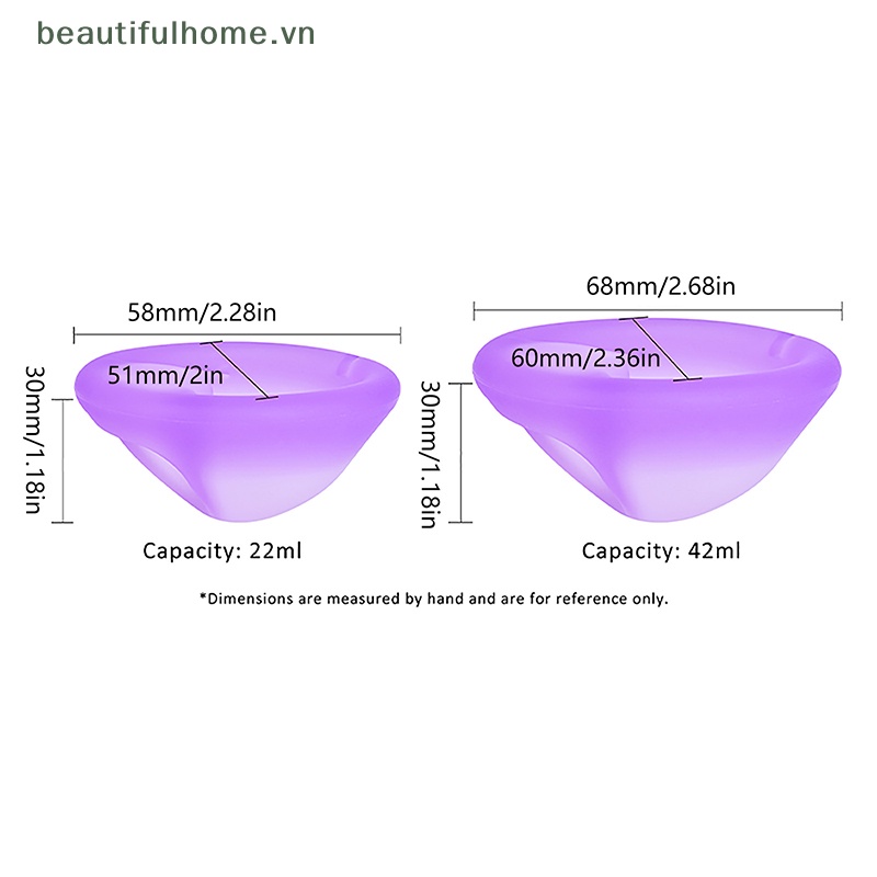 Tấm Lót Ly Kinh Nguyệt Bằng Silicon Mềm Có Thể Tái Sử Dụng [Beautyhome]