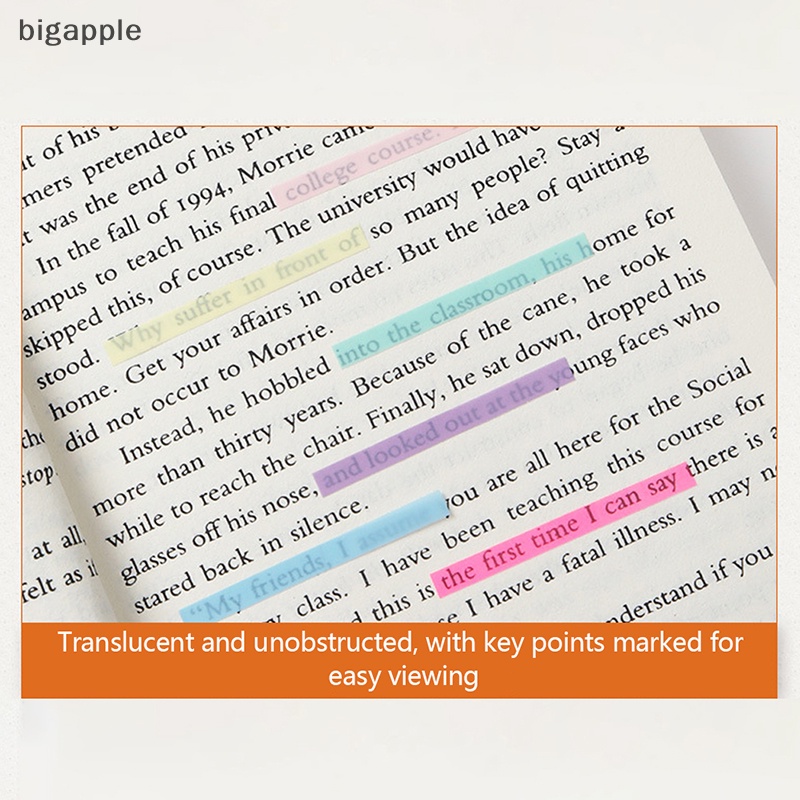 Bộ 300 Miếng Dán Ghi Chú Họa Tiết Lá Cờ Màu Dạ Quang Siêu Mỏng Tiện Dụng Cho Văn Phòng / Trường Học