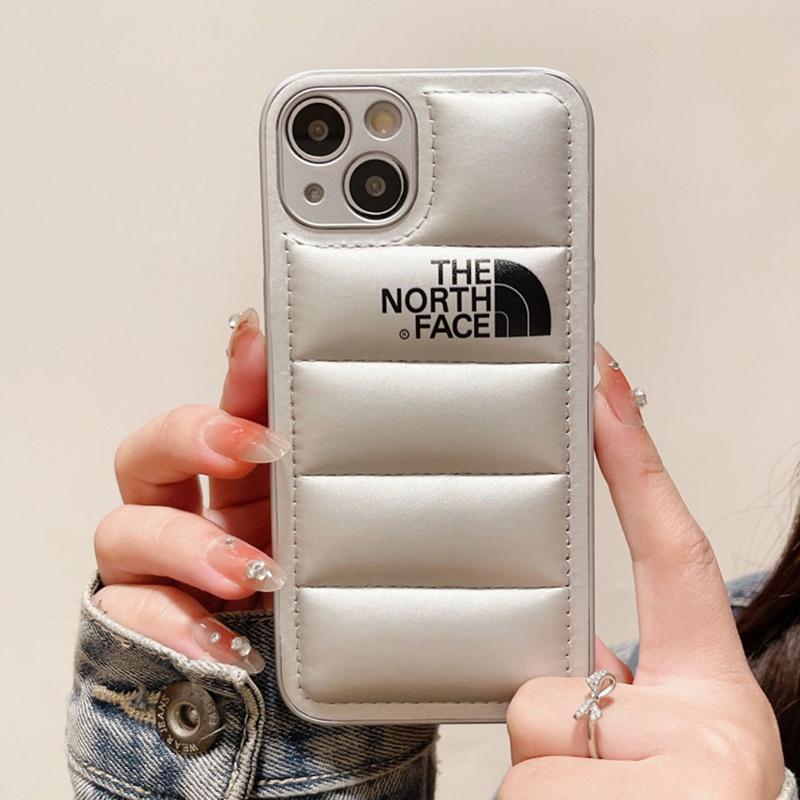 Ốp Điện Thoại Silicon Mềm Có Túi Khí Chống Rơi Chống Sốc In Logo North Face Cho iPhone 14 13 12 11 Pro Max 14 Plus