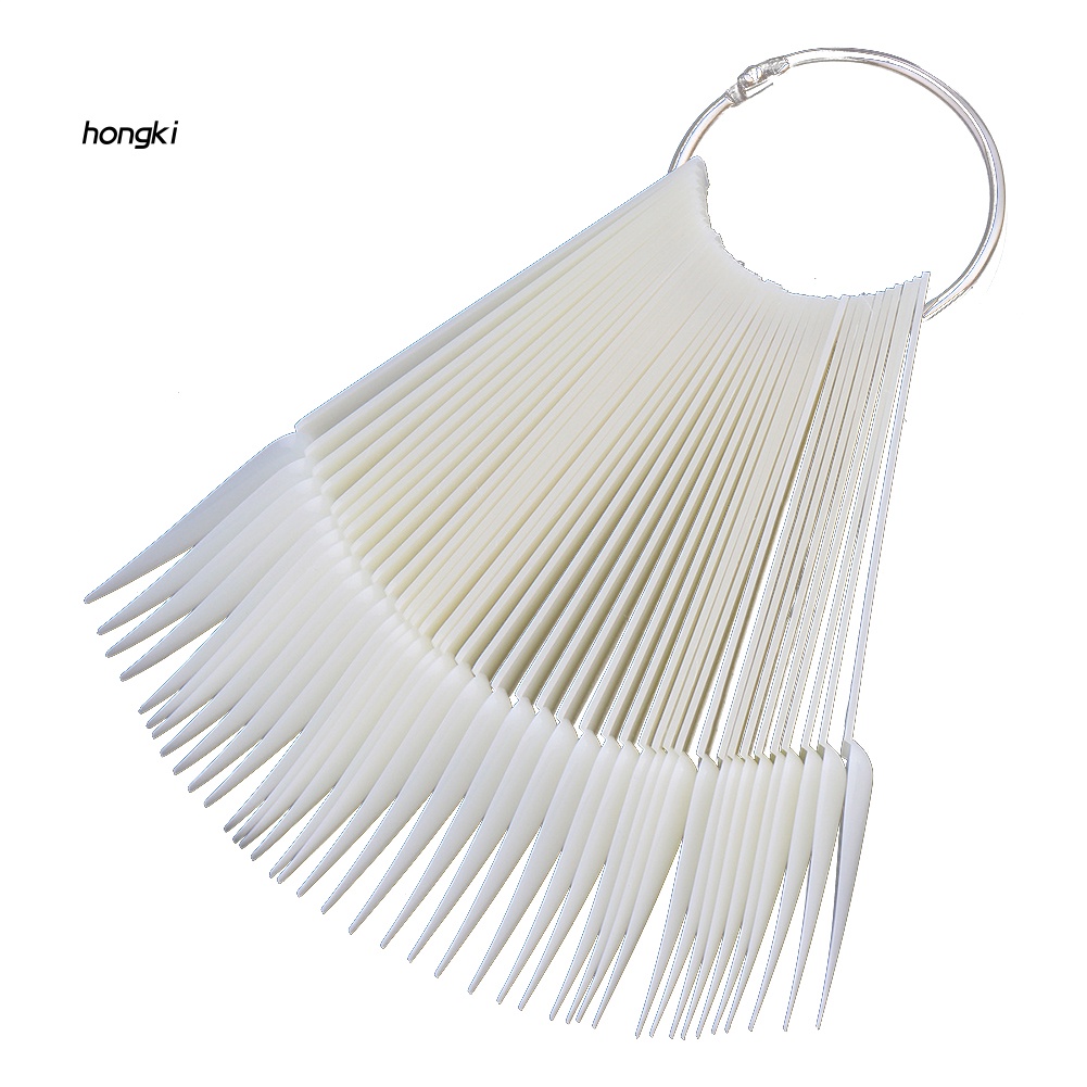 Set 40 Thẻ MóNg Tay Giả HìNh QuạT LuyệN TậP Trang Trí MóNg